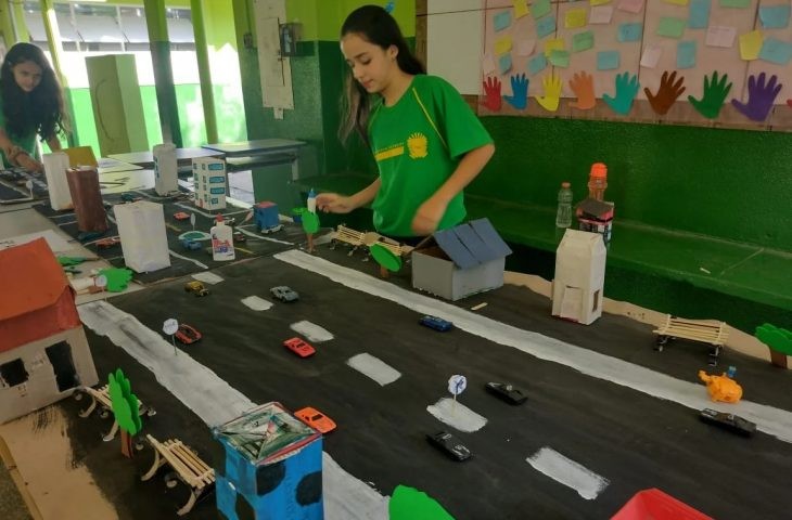 Educação para o trânsito e competências socioemocionais são temáticas de projeto na EE Dolor Ferreira de Andrade