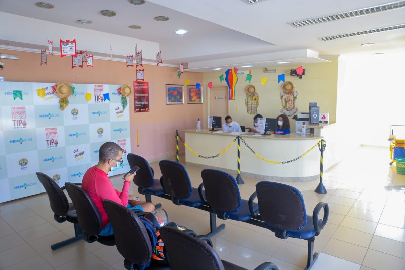 Saúde do Acre incentiva os profissionais da segurança pública à doação de sangue