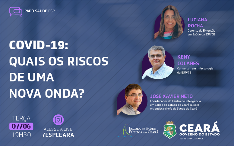 Quais os riscos de enfrentarmos uma nova onda da covid-19 no Ceará? “Papo Saúde” discute assunto nesta terça (7)