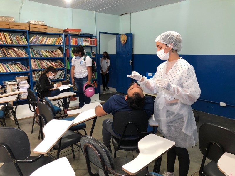 Segunda edição do projeto “Partiu #TestagemNasEscolas” contemplará 40 escolas da rede pública