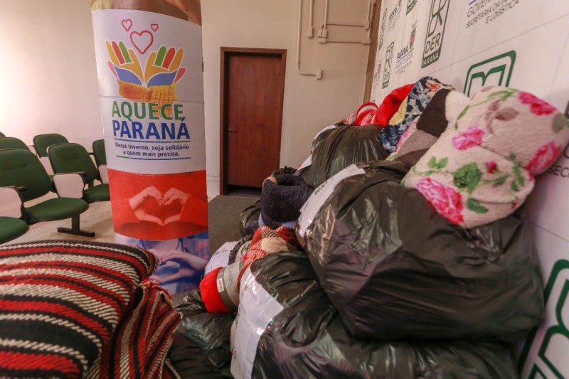 Governo promove pedal solidário para arrecadação de roupas e cobertores