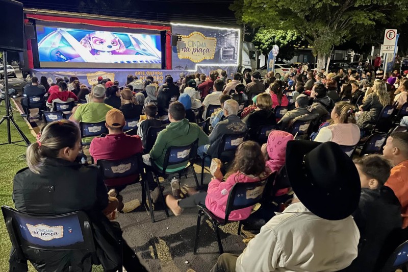 Cinema na Praça chega a mais cidades do Interior; veja a programação do fim de semana