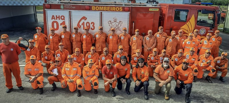 Bombeiros militares participam de treinamento prático de Condução de Viaturas de Incêndio no autódromo
