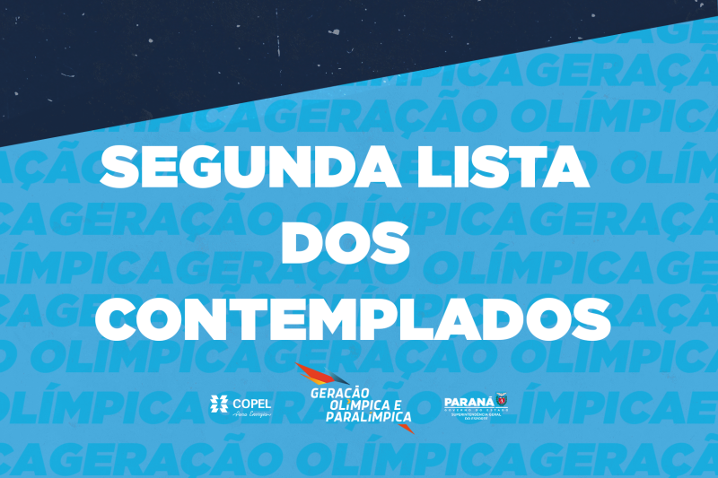 Geração Olímpica e Paralímpica divulga a segunda lista de contemplados da 11º edição