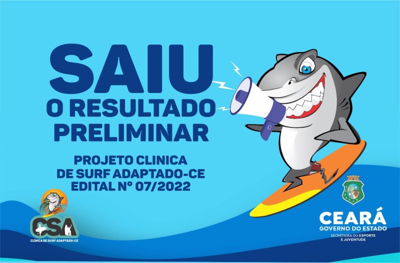 Sejuv divulga resultado preliminar do edital N° 07/2022 para escolha da entidade que irá executar o Projeto Clínica de Surf Adaptado 2022