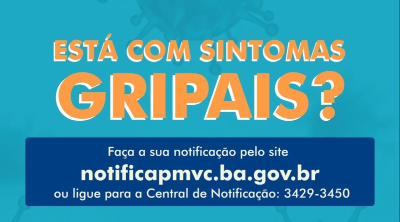 Secretaria Municipal de Saúde orienta sobre a notificação de síndrome gripais