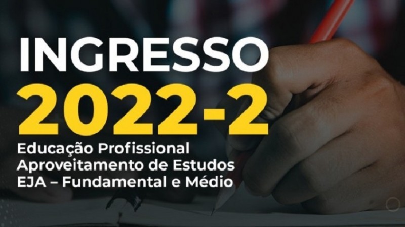 Secretaria da Educação oferece cerca de 10 mil vagas no segundo semestre do ano letivo de 2022