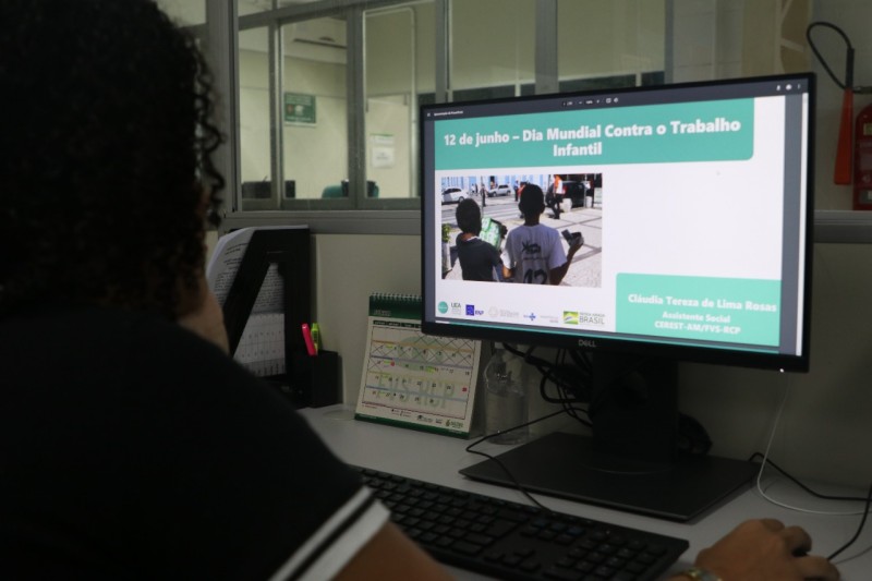 FVS-RCP realiza palestra on-line em alusão ao dia de combate ao trabalho infantil