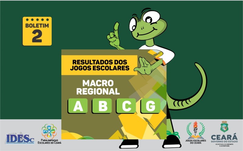Sejuv divulga boletim Nº 2 de resultados dos Jogos Escolares 2022 – Etapa Macrorregional