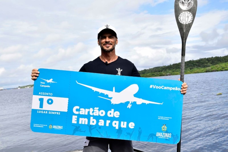 Com apoio do Governo, atleta Stand Up Paddle viaja para participar do Circuito brasileiro, em Angra do Reis
