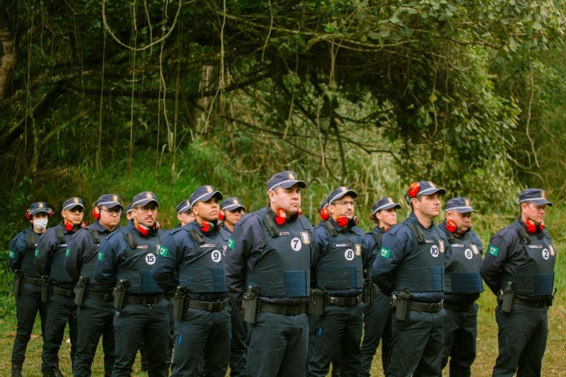 Segunda turma da Guarda Civil de Lucas do Rio Verde inicia capacitação de armamento em Cotia