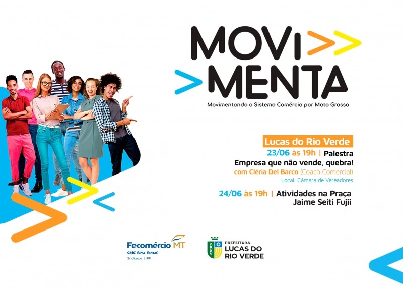 Projeto “Movimenta” chega a Lucas do Rio Verde nesta quinta-feira (23)