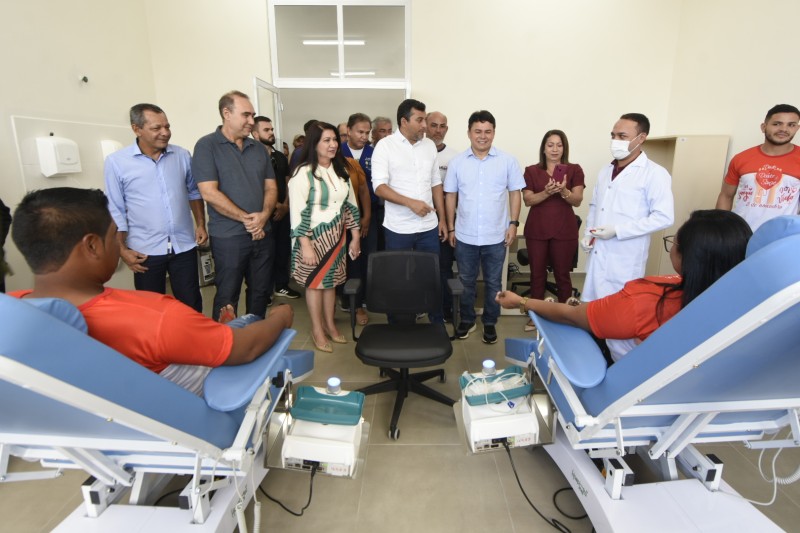 Governador Wilson Lima inaugura primeira unidade descentralizada do Hemoam em Coari