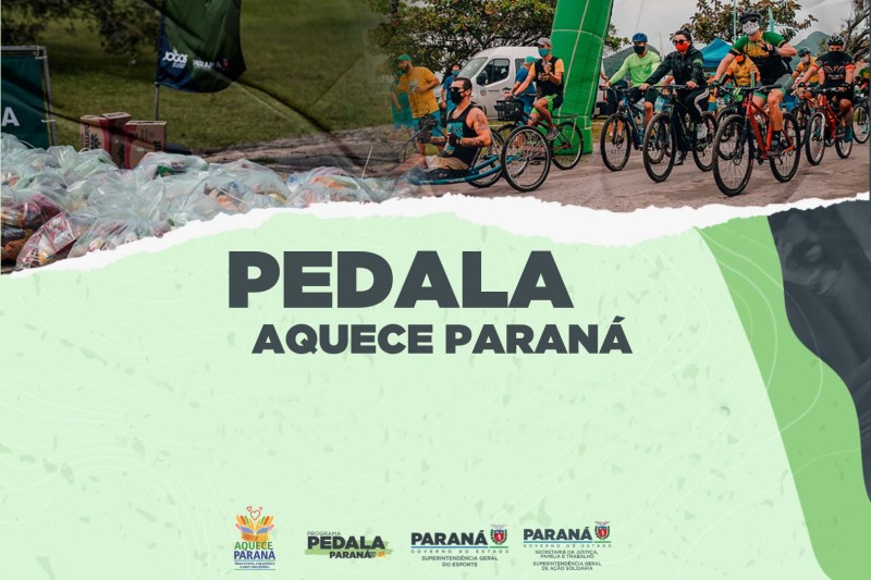 Pedala Aquece Paraná acontece neste domingo em todo o Paraná
