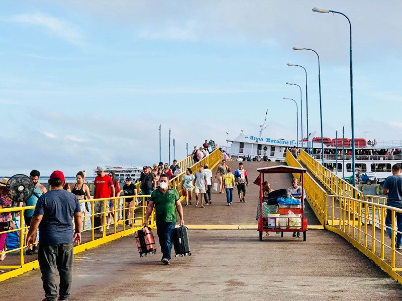 Em oito dias, Arsepam registra mais de 35 mil passageiros saindo de Manaus em embarcações
