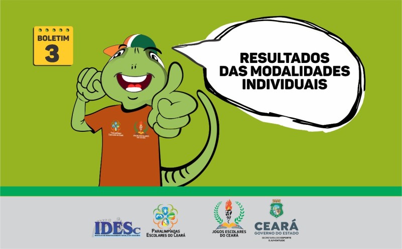 Sejuv divulga boletim de resultados das modalidades individuais dos Jogos Escolares 2022 – Etapa Estadual