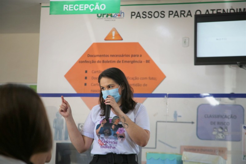 Combate à violência doméstica é tema roda de conversa na UPA da Sobral