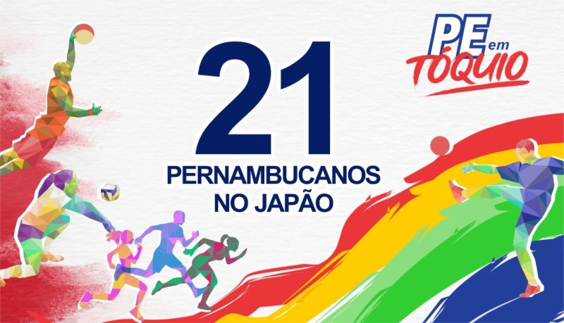 Pernambuco chega aos Jogos de Tóquio com 21 representantes