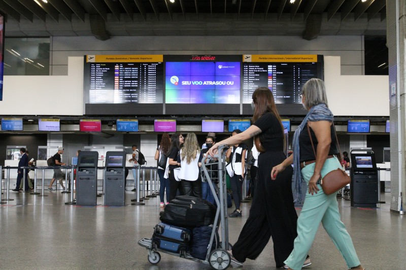 Viagens têm queda de 41% entre 2019 e 2021