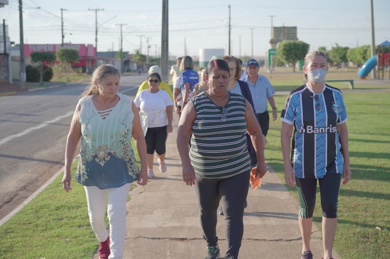 PSF mantém grupo de caminhada por uma vida mais saudável