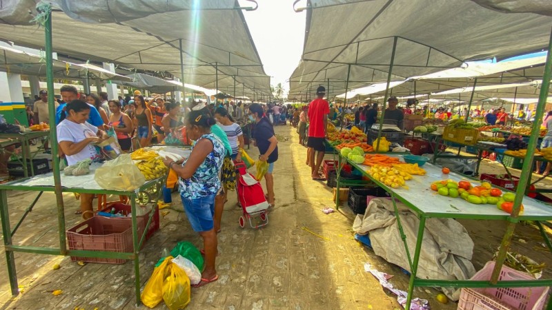 Feira Livre municipal já está acontecendo no novo local