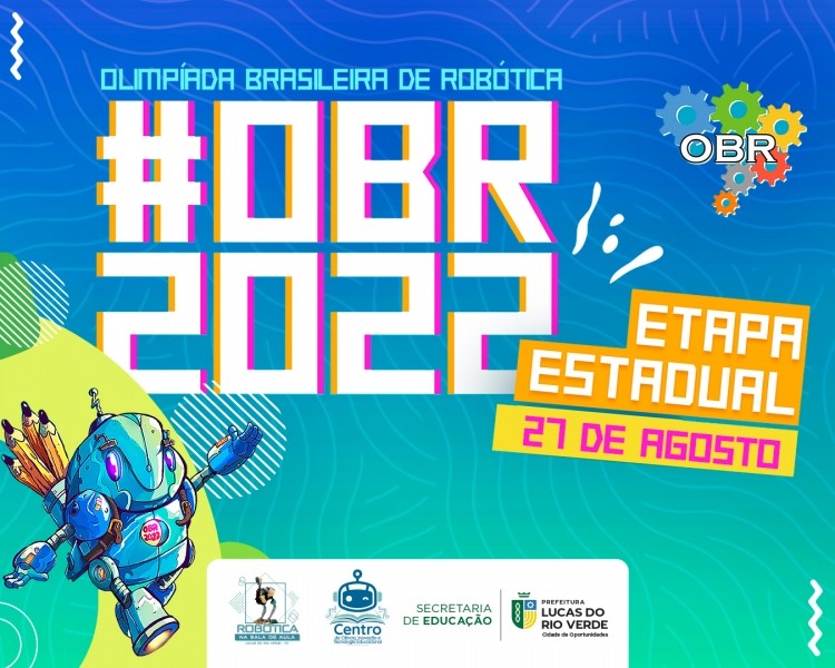 Etapa estadual da Olimpíada Brasileira de Robótica é neste sábado (27)