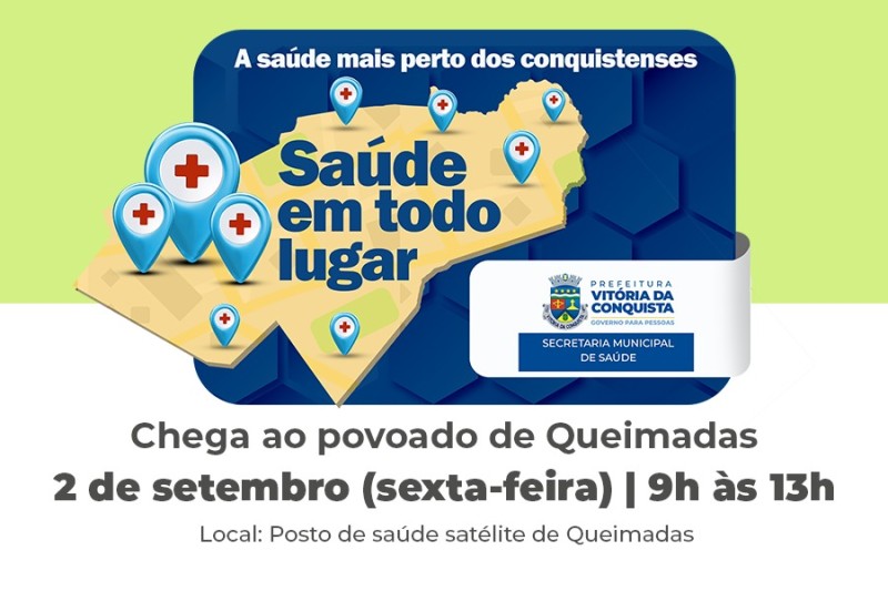 Comunidade de Queimadas, no distrito de Inhobim, receberá o Projeto Saúde em Todo Lugar na sexta-feira