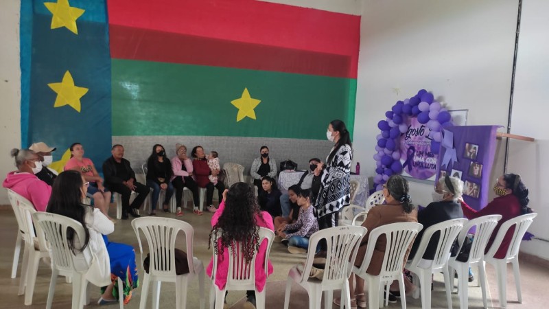 Campanha Agosto Lilás chega ao final com roda de conversa no Cras Jardim Valéria