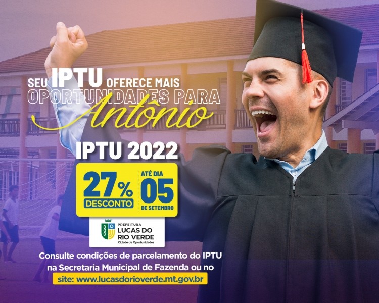 IPTU 2022: desconto de 27% no imposto termina nesta segunda-feira (05)