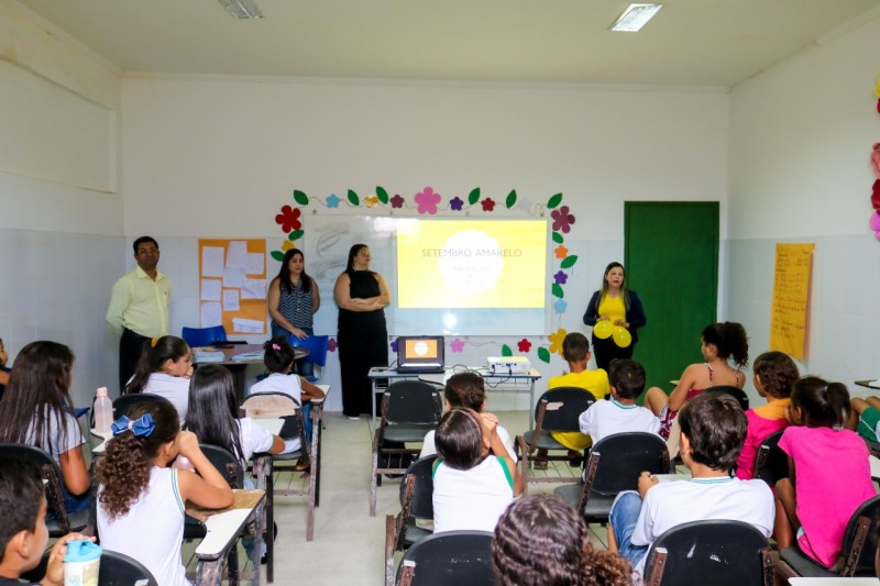 Prefeitura realiza palestra sobre Setembro Amarelo nas escolas de Piaçabuçu