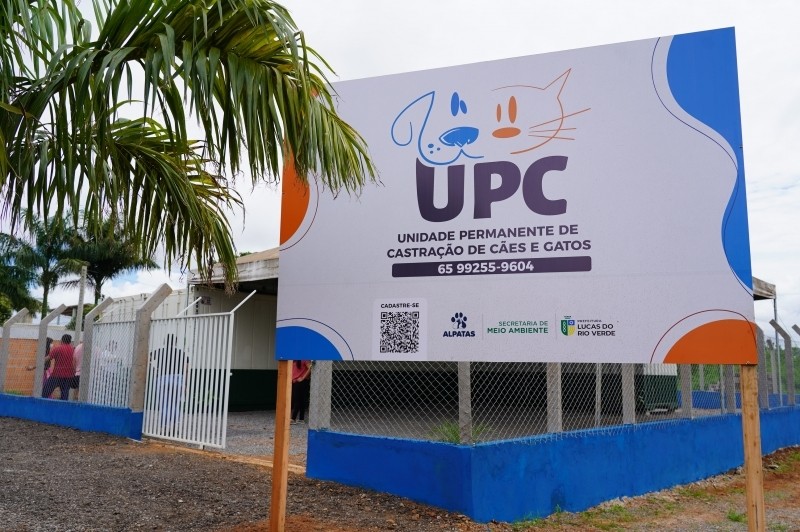 Lucas do Rio Verde retoma castração de cães e gatos na UPC
