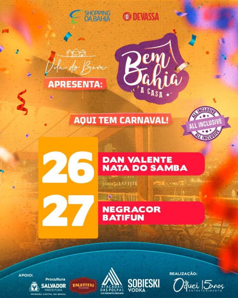 OQUEI ENTRETENIMENTO CONFIRMA REALIZAÇÃO DA BEM BAHIA – A CASA, NO CARNAVAL 2022