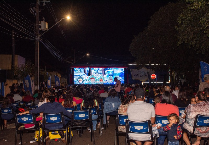 Segunda temporada do Cinema na Praça já reuniu 4,4 mil moradores do Interior do Estado