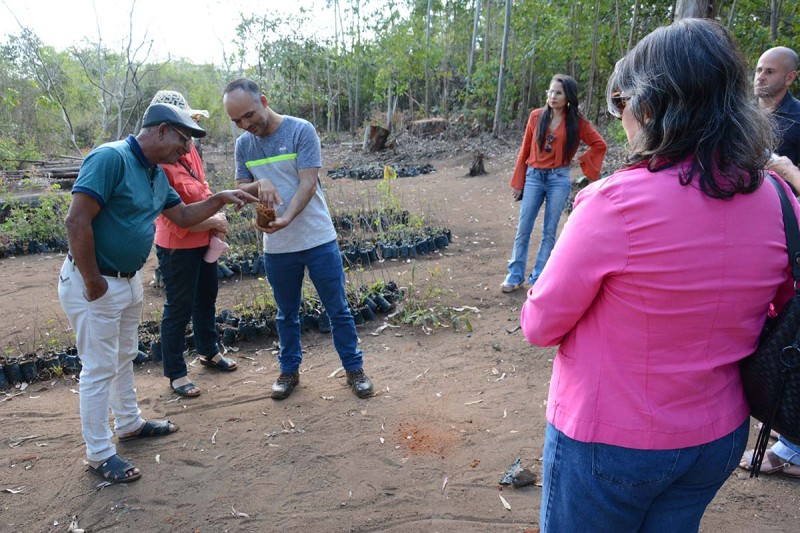 Pequenos agricultores participam de curso prático sobre produção de mudas nativas oferecido pela Prefeitura