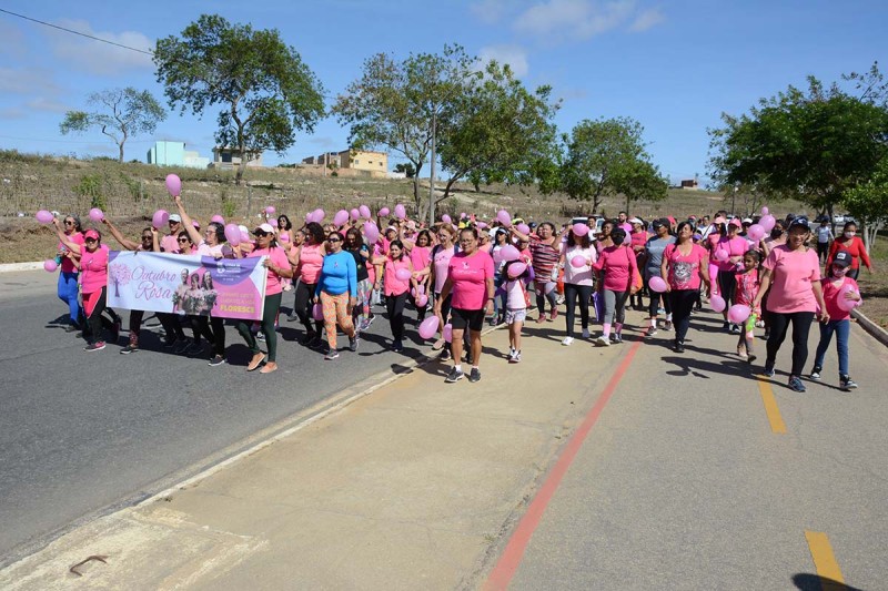 Outubro Rosa: Nasf promove caminhada e palestra sobre câncer de mama