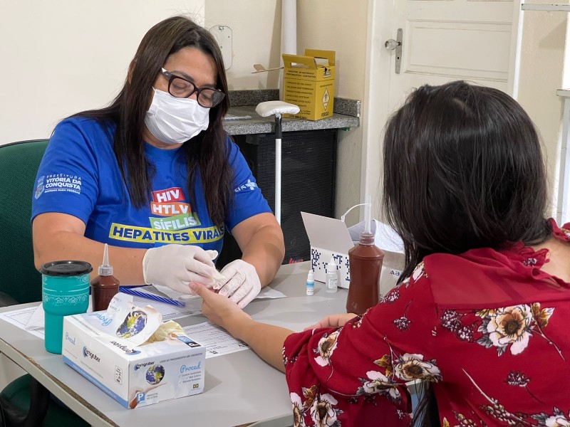 Caav oferece testagem gratuita para detecção da sífilis durante Semana Municipal de Combate à doença