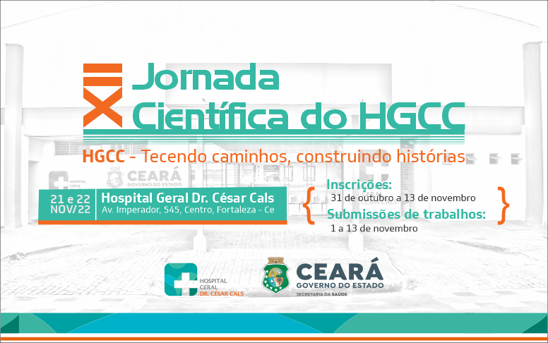 Inscrições para XII Jornada Científica do Hospital César Cals seguem até 13 de novembro