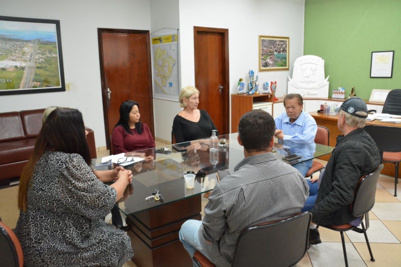 Prefeito de Bataguassu recebe visita da diretora da Agehab-MS e debatem sobre sequência do Programa Lote Urbanizado