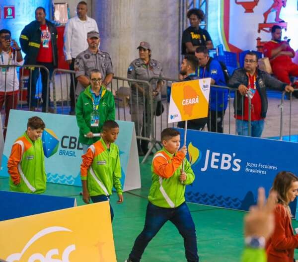 Delegação Cearense participa da solenidade de abertura dos JEB’s