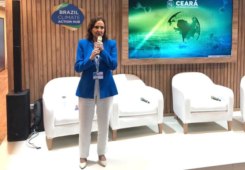 Governadora Izolda Cela apresenta potencial ambiental do Ceará na COP 27