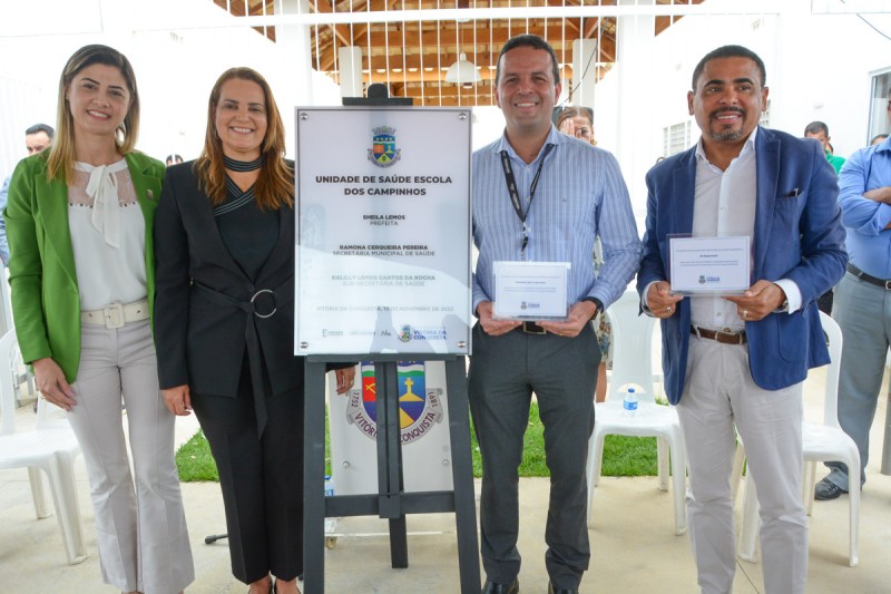 Prefeitura entrega Unidade de Saúde Escola no bairro Campinhos, construída em parceria com E2 e Fasa