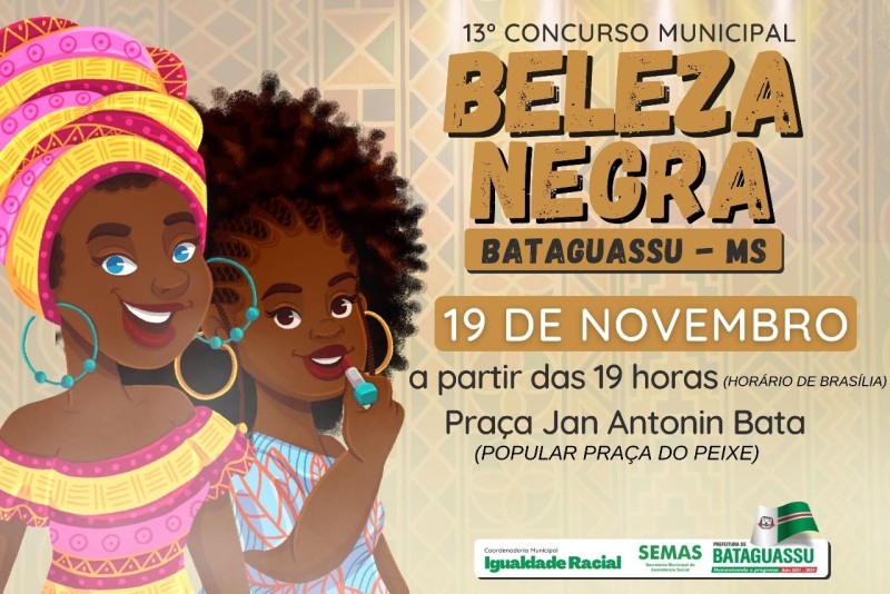 Em comemoração ao Dia da Consciência Negra, Prefeitura realiza 13ª edição do Concurso Beleza Negra