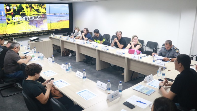 SSP-AM ativa sistema de comando e controle para monitorar andamento das provas do Enem