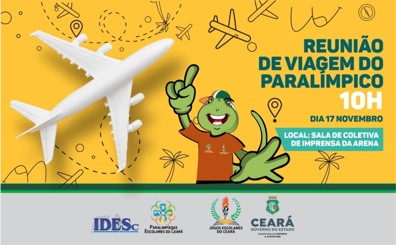 Sejuv realiza reunião de viagem referente à Etapa Nacional das Paralimpíadas Escolares 2022