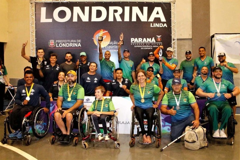 Pela décima vez, Curitiba conquista o título de campeão geral do Parajaps