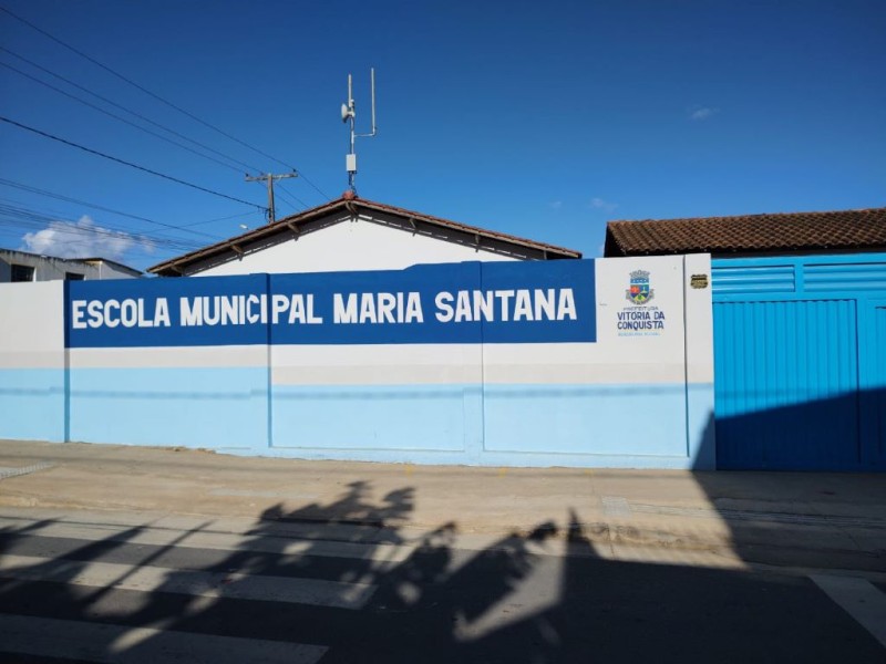 Prefeitura entrega, nesta sexta-feira, a Escola Maria Santana, totalmente reformada, à comunidade do Conveima I