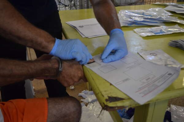 Pefoce realiza coleta de DNA em presos das unidades prisionais da Região do Cariri