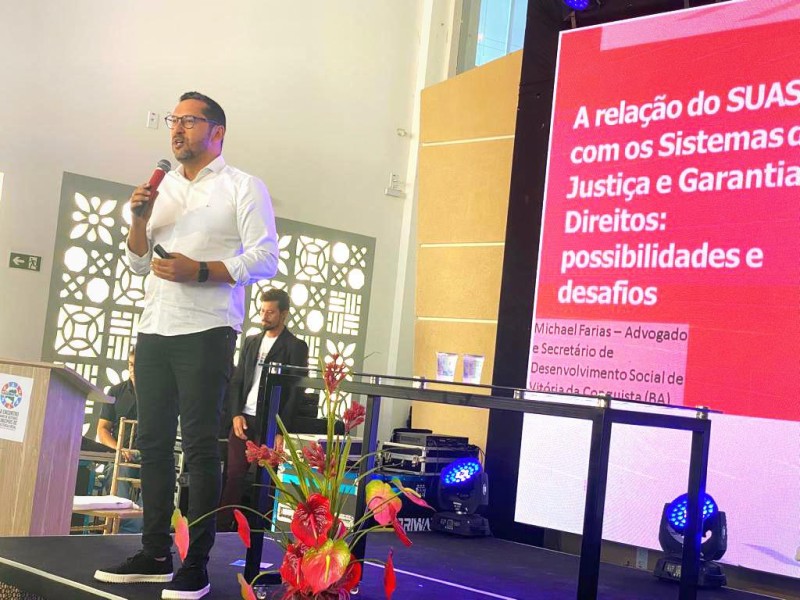 Experiência de Vitória da Conquista é destaque no Encontro de Gestores da Assistência Social na Bahia