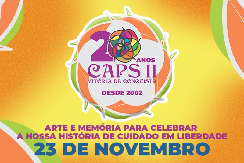 Caps II comemora 20 anos nesta quarta-feira com evento aberto ao público