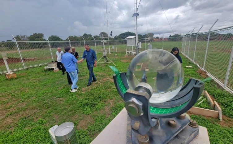 Governo do Tocantins e Embrapa reinauguram estação meteorológica para auxiliar produtores no campo